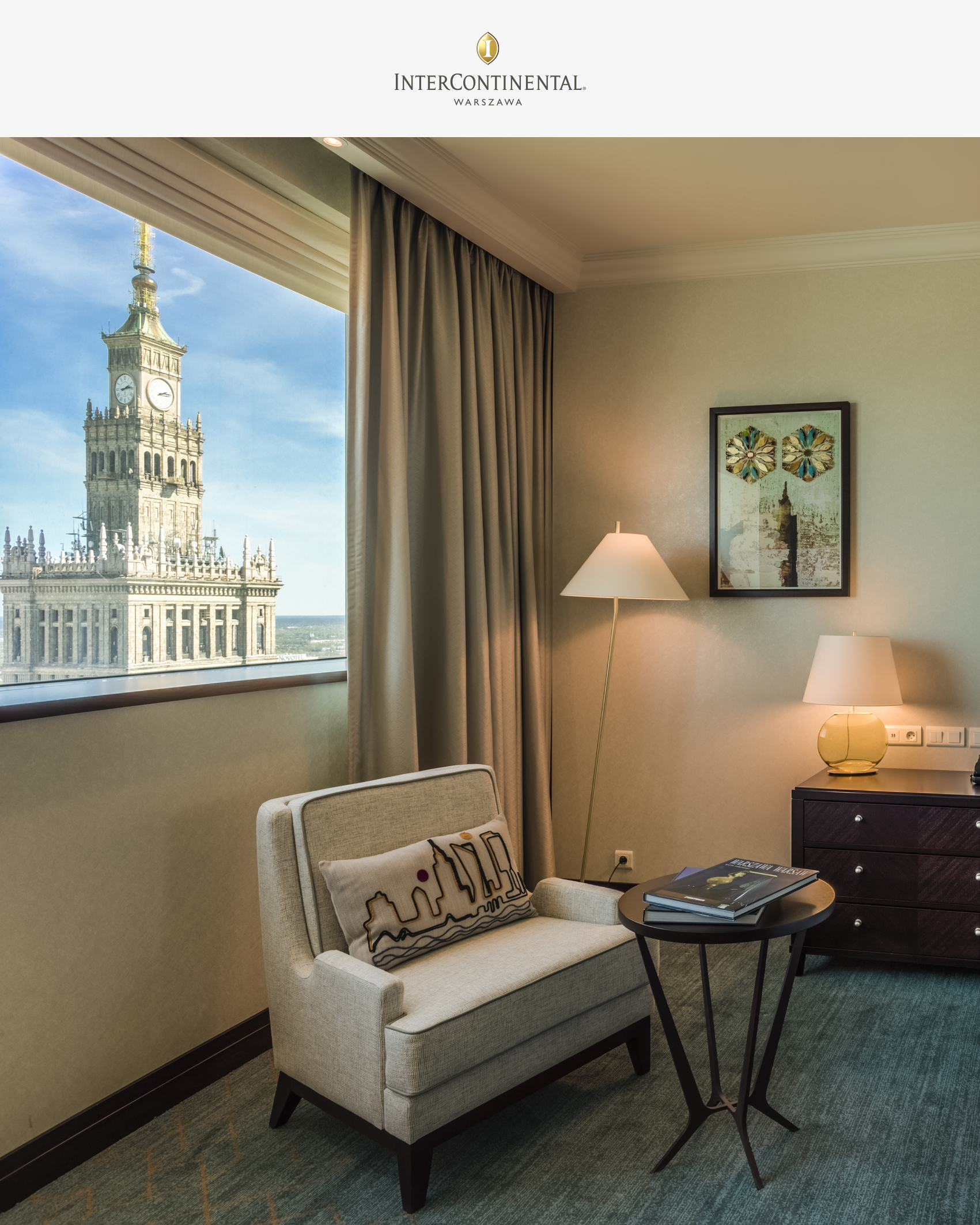 Stay in a Classic Room on a High Floor with a view of the Palace of Culture and Science (1 night / 2 people)
